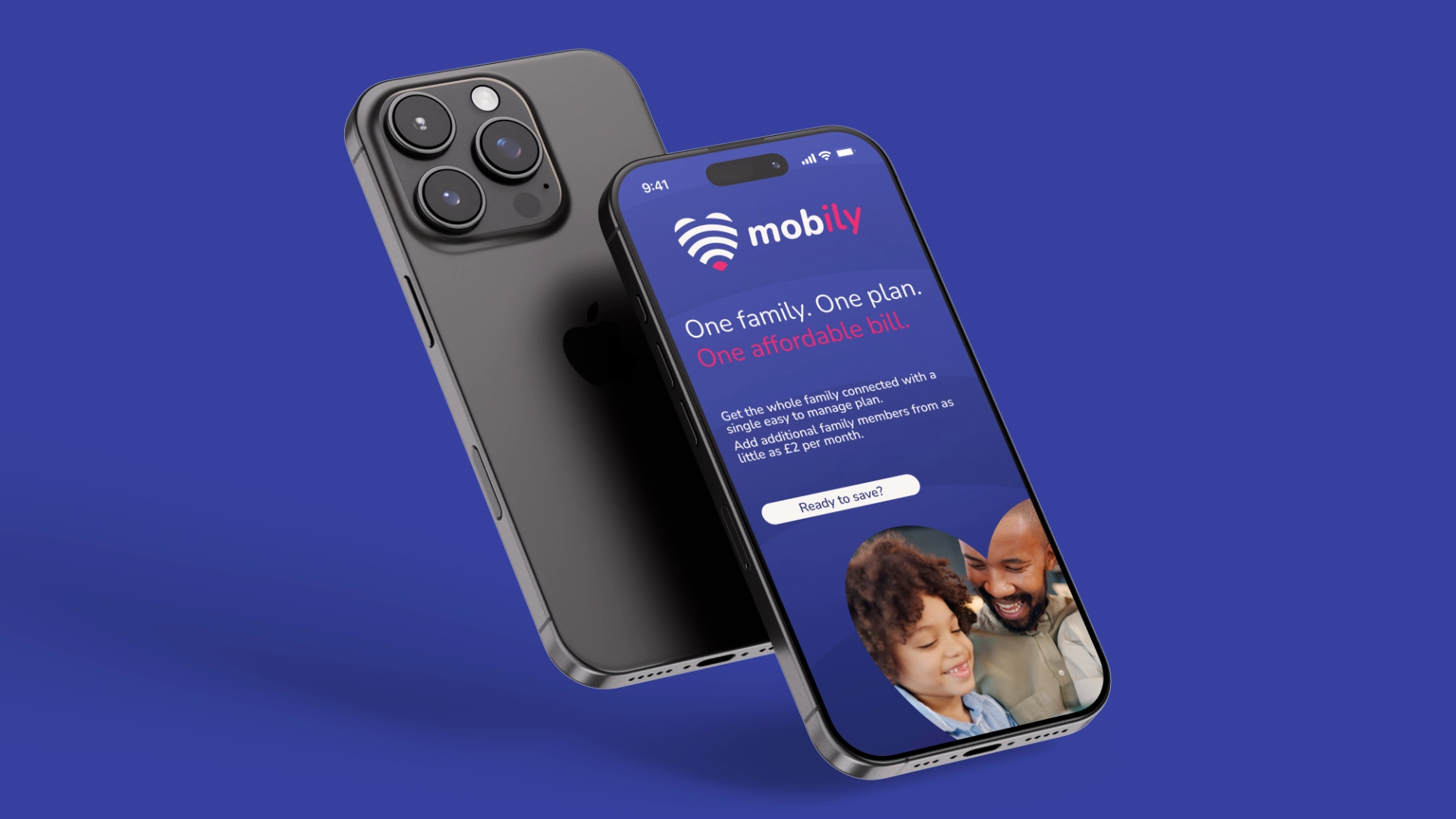 Mobily Ad displayed on an iPhone