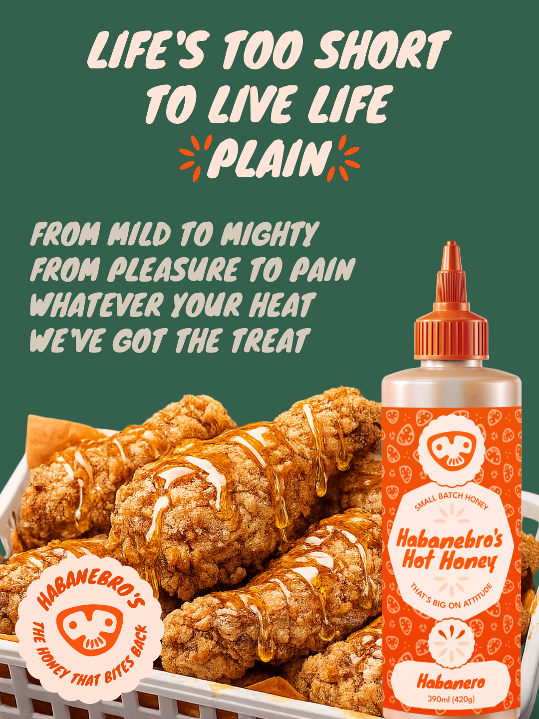 Habanero flavour Example social post for Habanero flavour